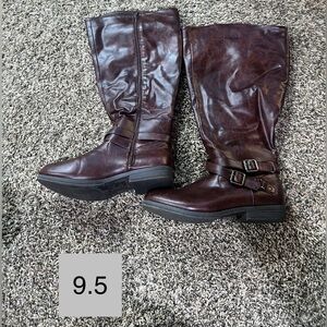 Women's Brown Leather Boots
